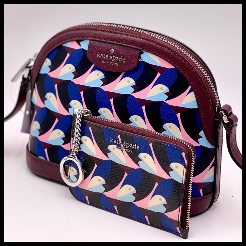 🆕 {Kate Spade} Geometric Birds Crossbody Bag and Wallet Set